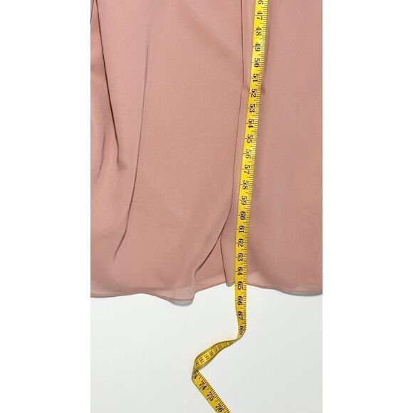 Sorella Vita Classic Lace-Up Back Chiffon Bridesmaid‎ Dress Gown Pink Size 12 - Picture 12 of 14